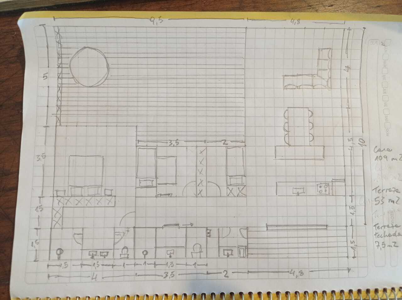 Plano de planta — Al mar C.C.