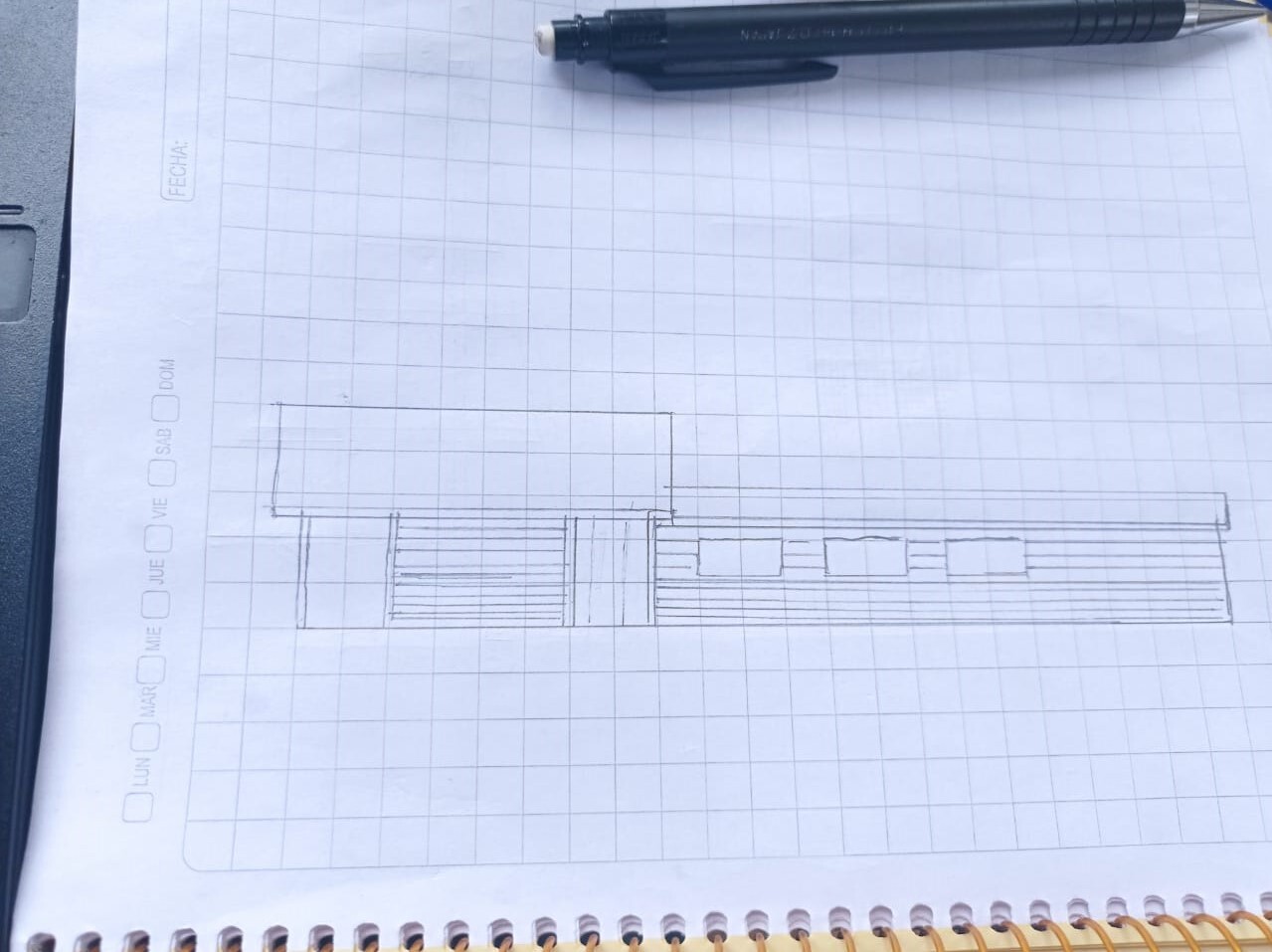 Boceto de elevación — Alto Matanzas S.25